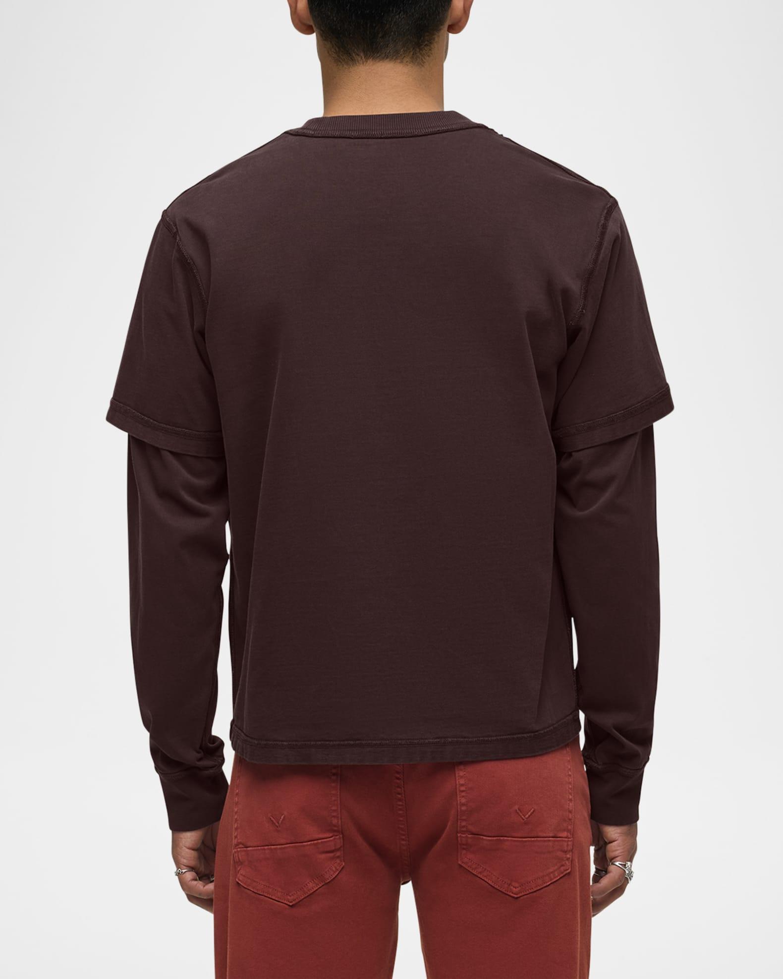 Men's Hybrid Long-Sleeve T-Shirt Product Image