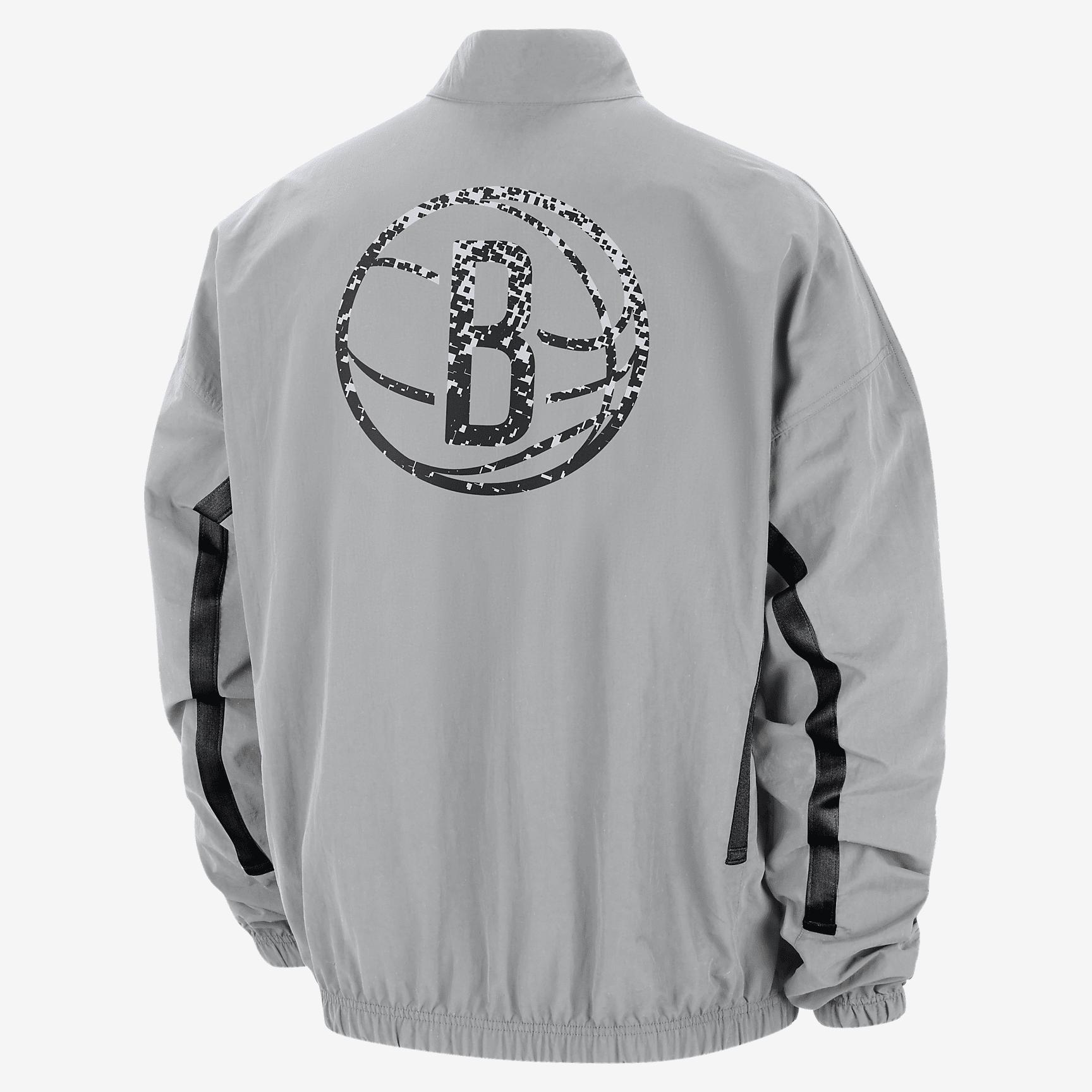 Brooklyn Nets DNA Courtside Men's Nike NBA Woven Graphic Jacket Product Image