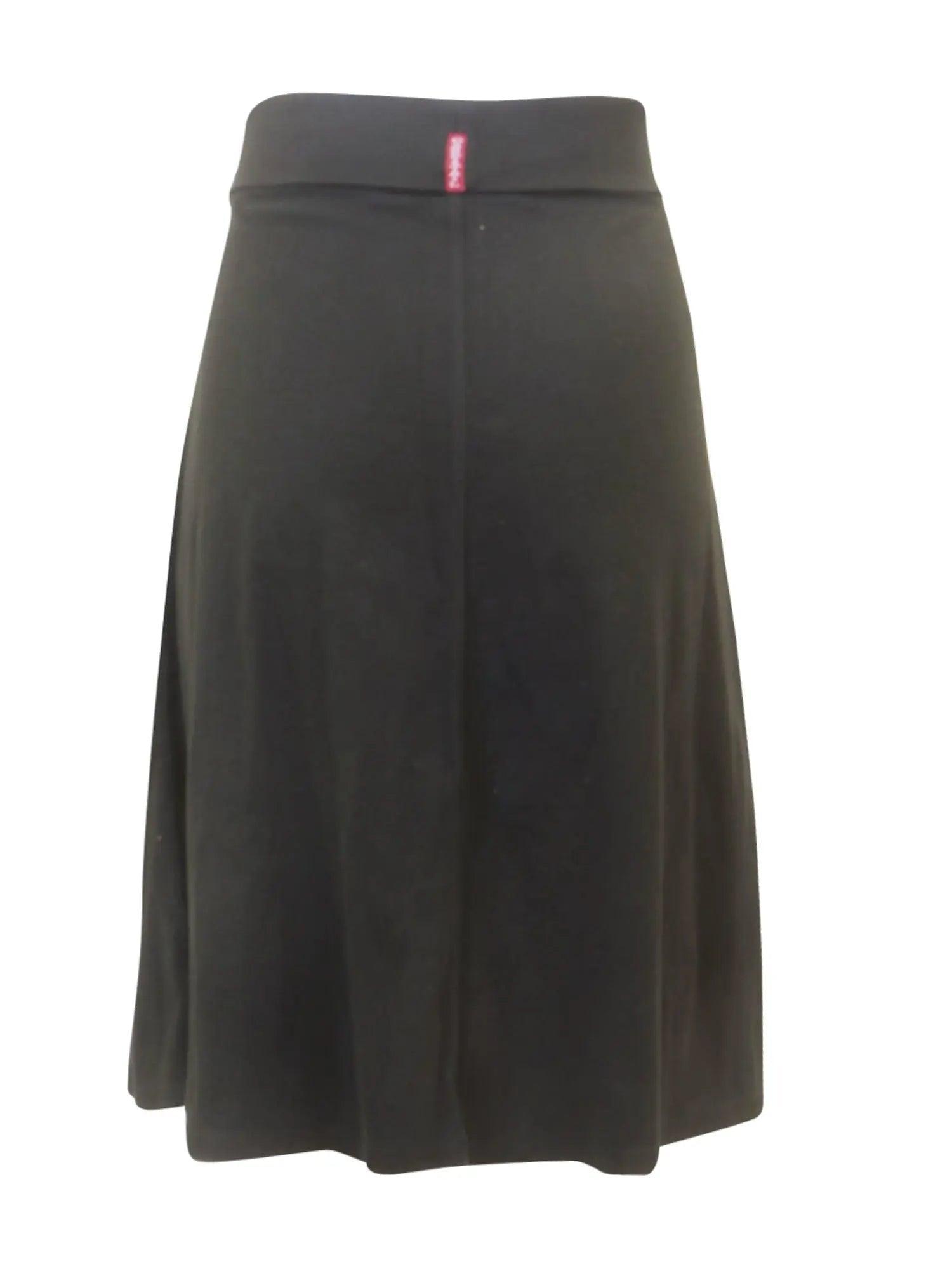 Hard Tail Forever Knee Length A-Line Rolldown Waist Skirt (Style B-126) Product Image