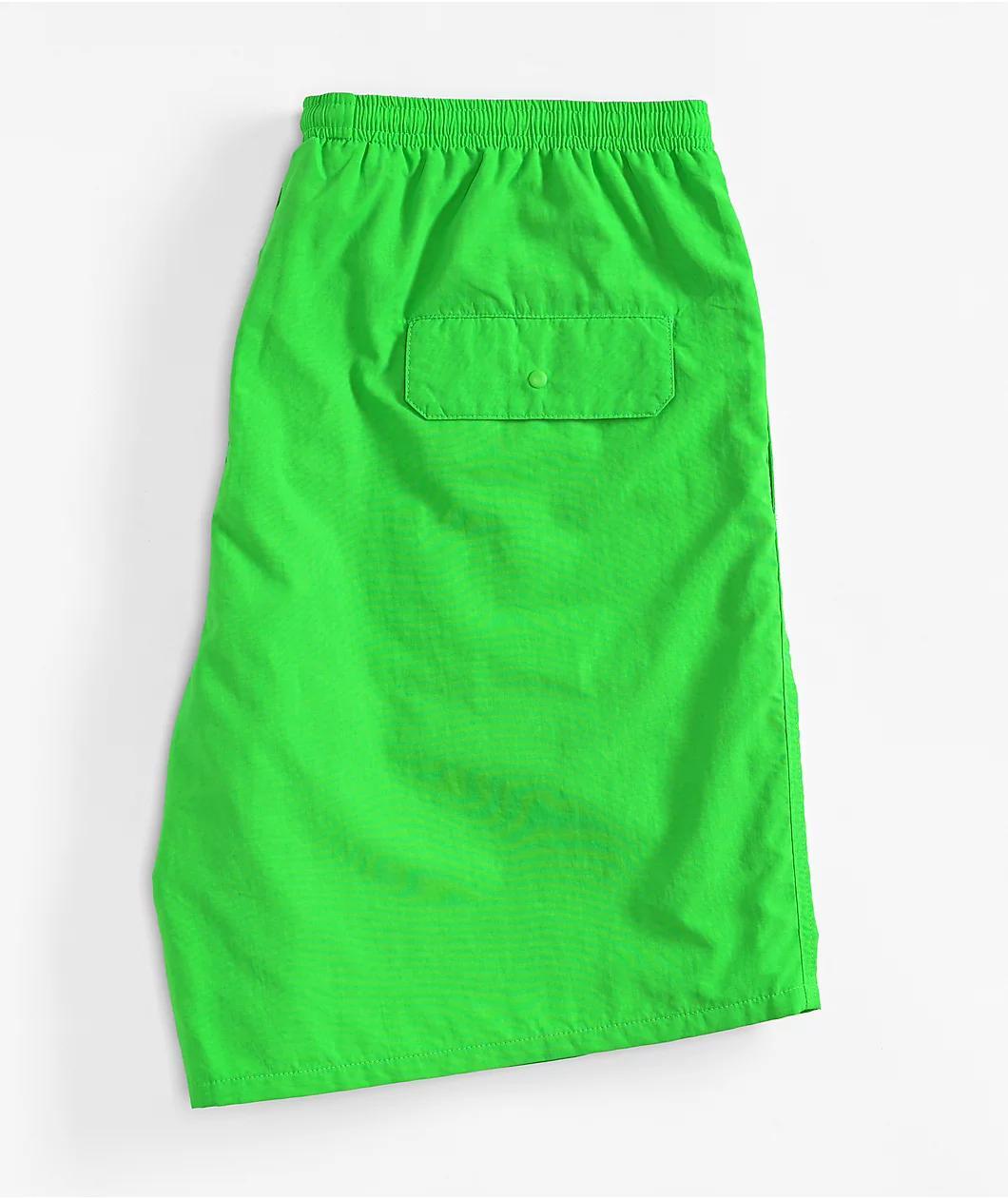 HUF Reservoir DWR Clover Green Board Shorts Product Image