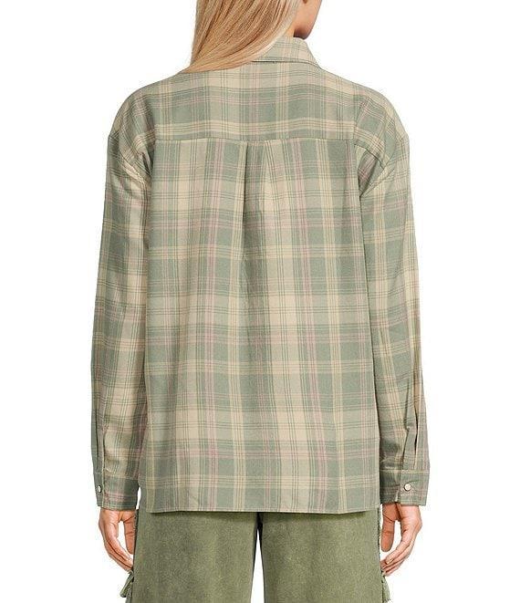 Flag and Anthem Eric Long Sleeve Plaid Woven Shirt Product Image