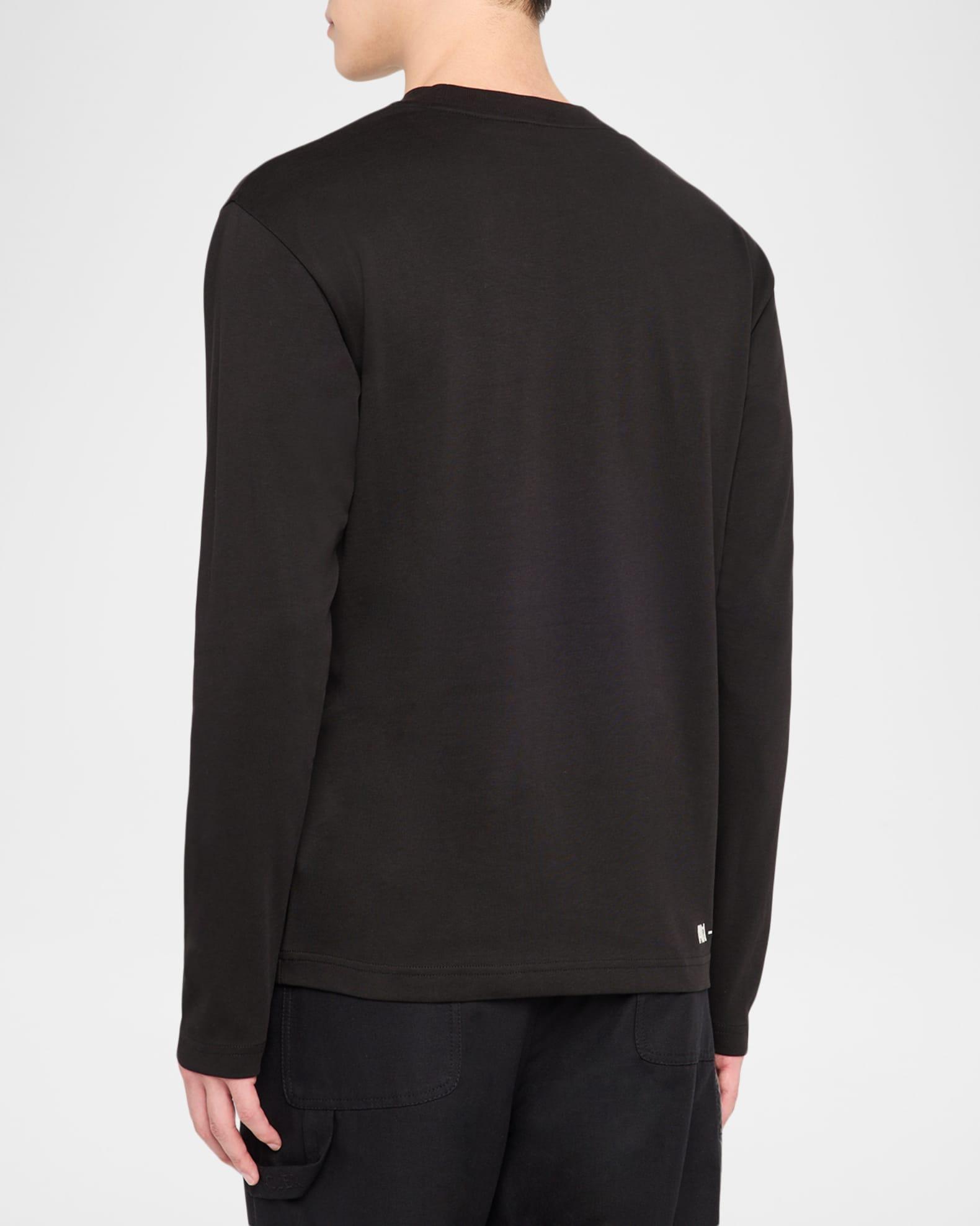 Mens Cotton Logo Long-Sleeve T-Shirt Product Image