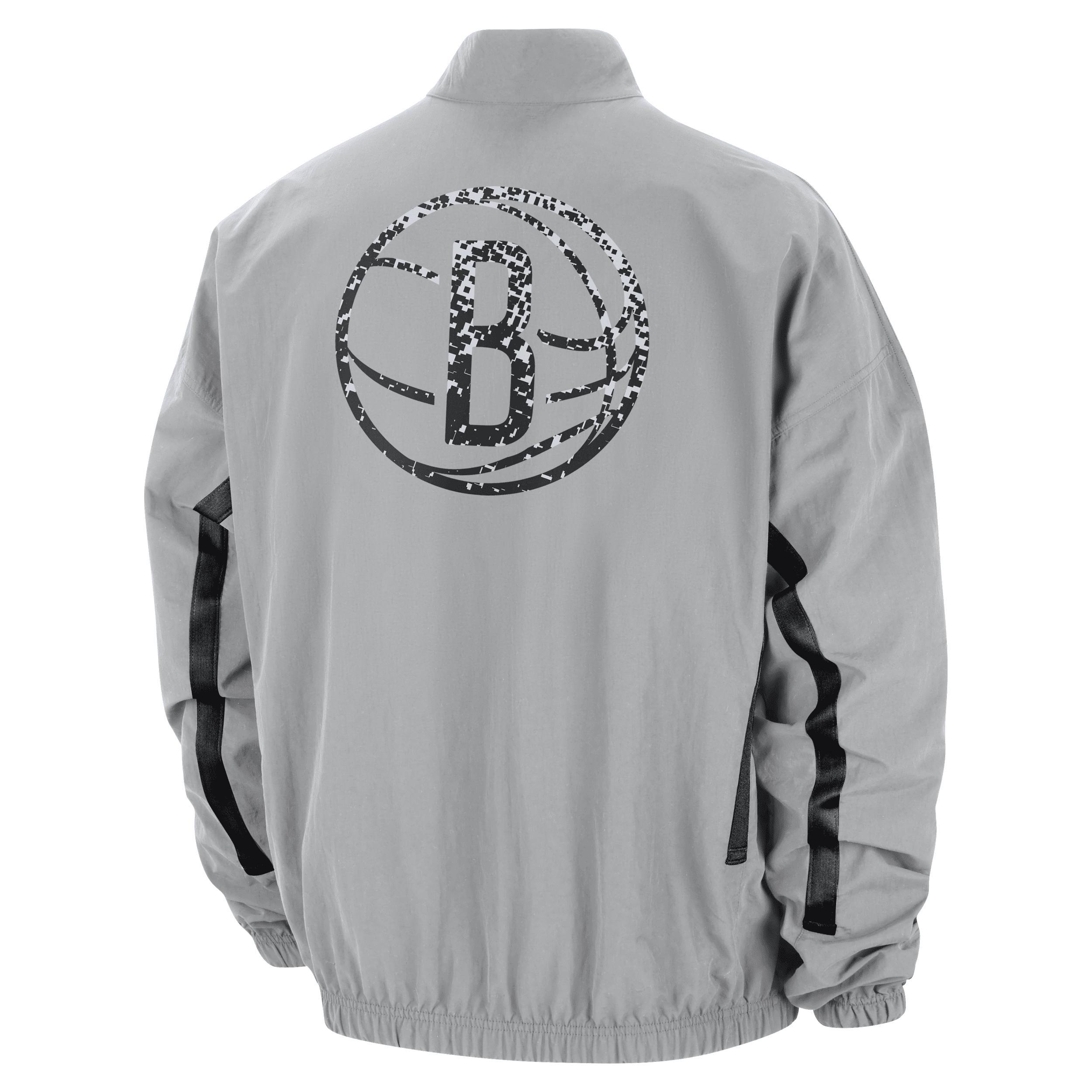 Brooklyn Nets DNA Courtside Men's Nike NBA Woven Graphic Jacket Product Image