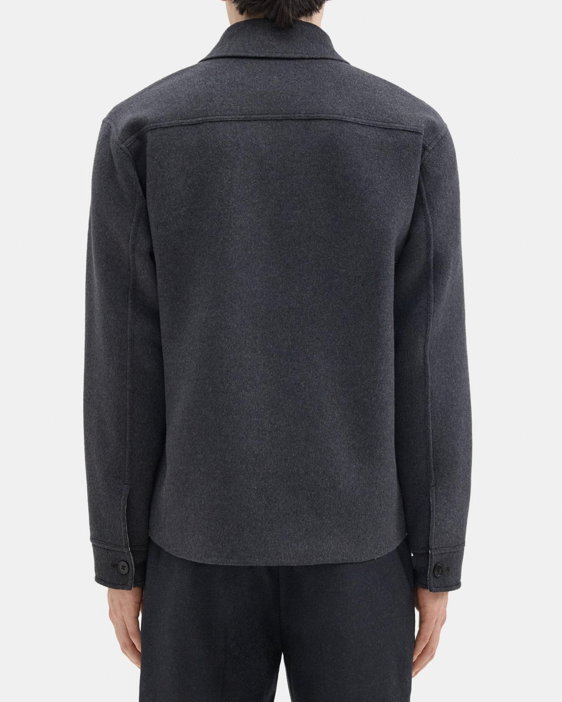 Shirt Jacket in Double-Face Wool-Cashmere Product Image