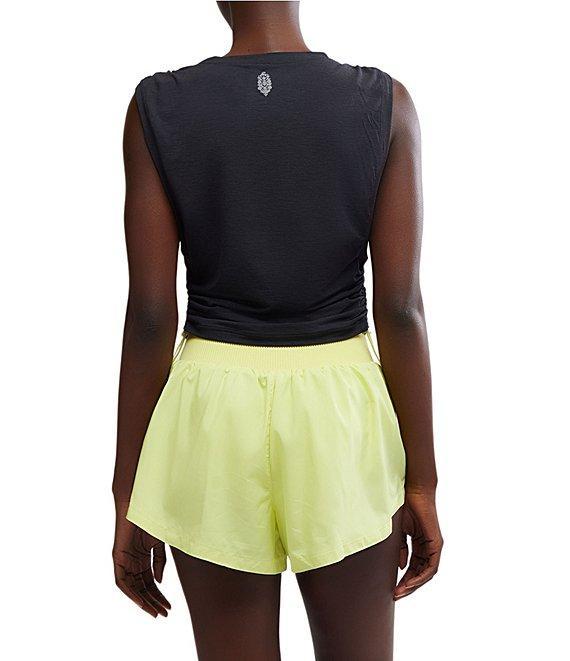 Free People Sport Mode Crew Neck Sleeveless Muscle Logo Tank Product Image