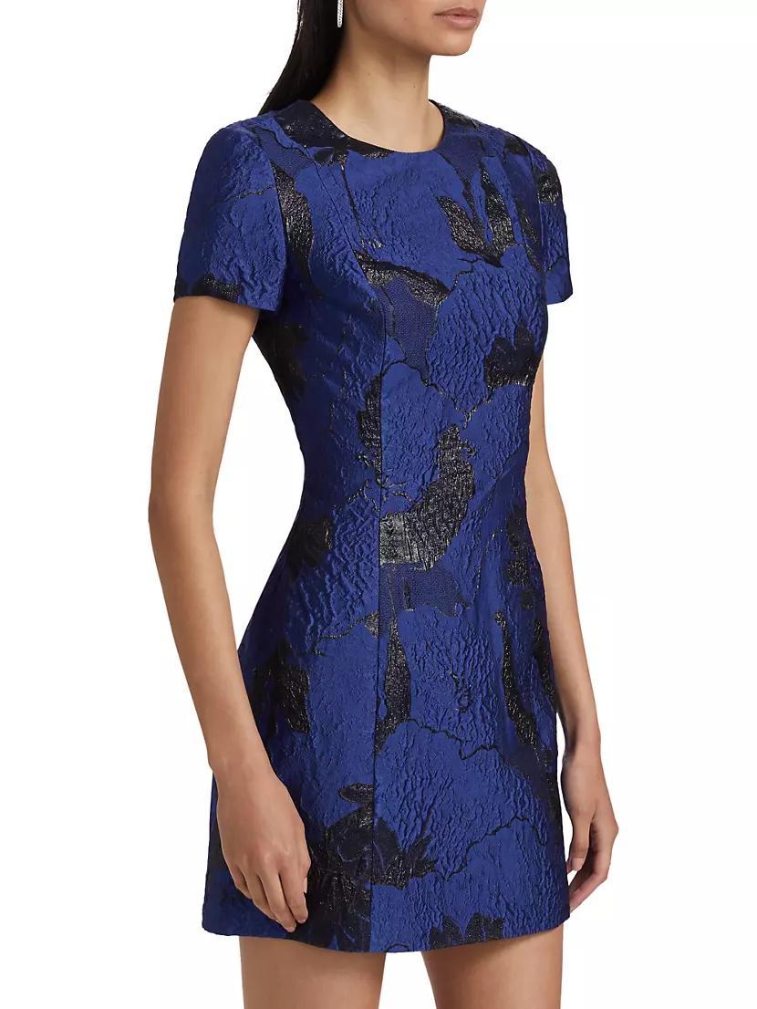 Liana Floral Jacquard Minidress Product Image
