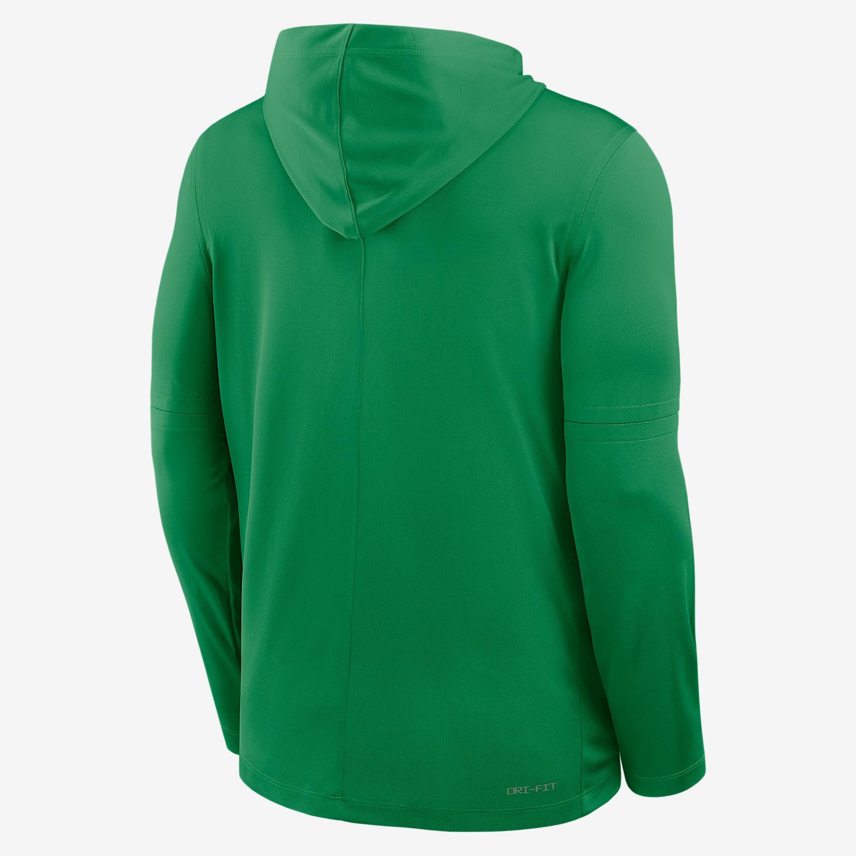 Oregon Sideline Men's Nike Dri-FIT College Long-Sleeve Hooded Top Product Image