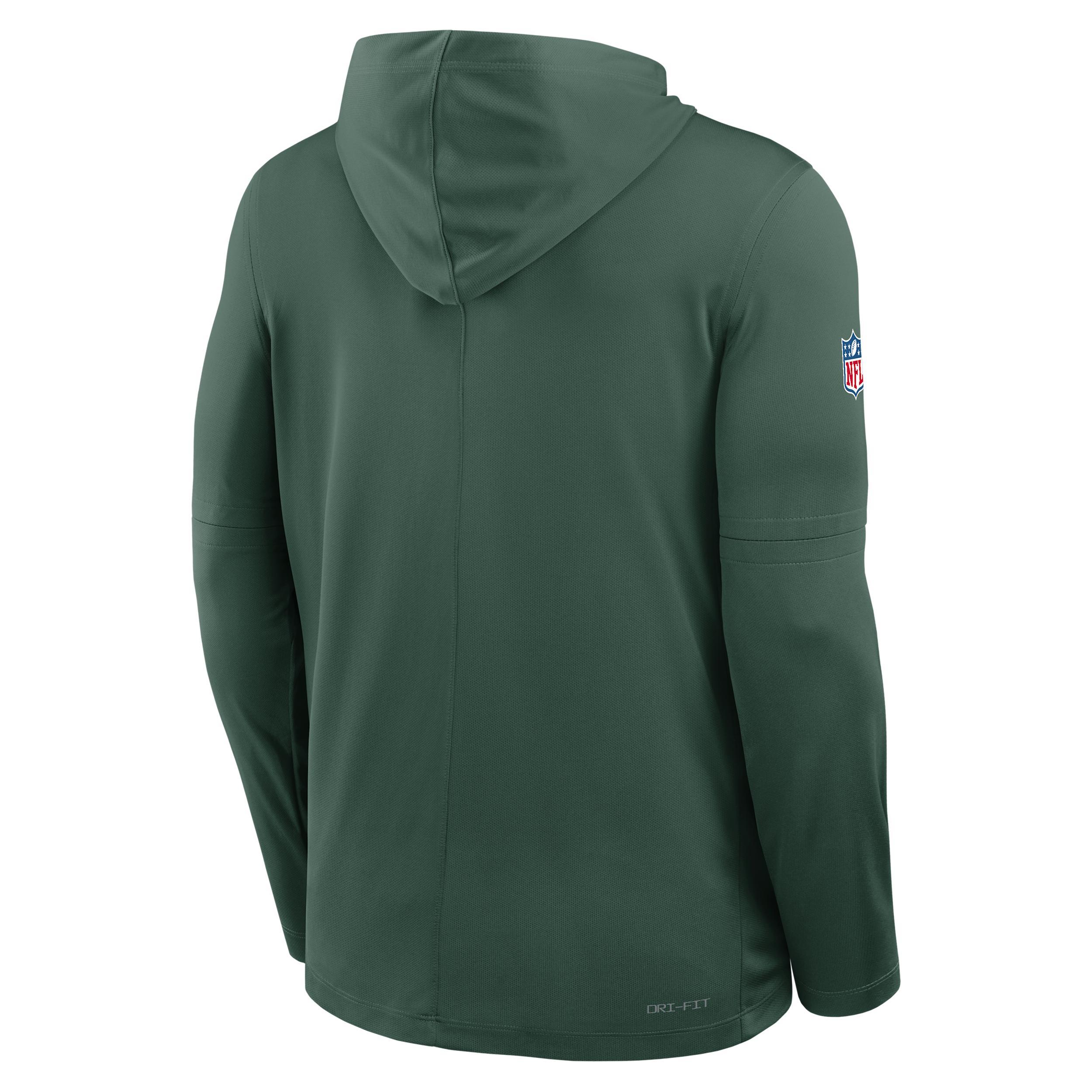 LSU Sideline Men's Nike Dri-FIT College Long-Sleeve Hooded Top Product Image