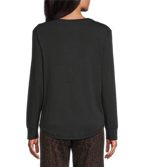 Westbound Long Sleeve Crew Neck Knit Tee Product Image