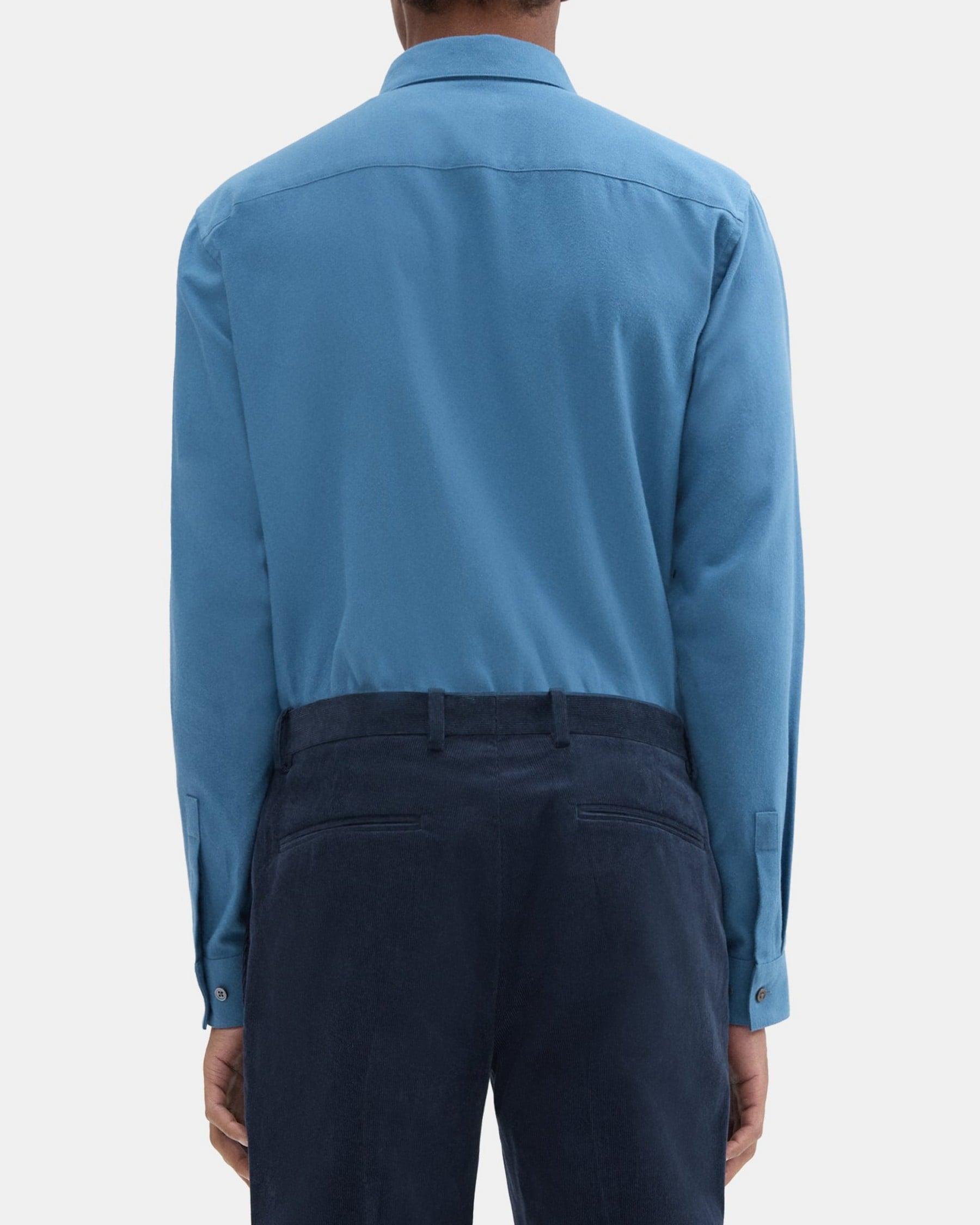 Standard-Fit Shirt in Cotton Flannel Product Image