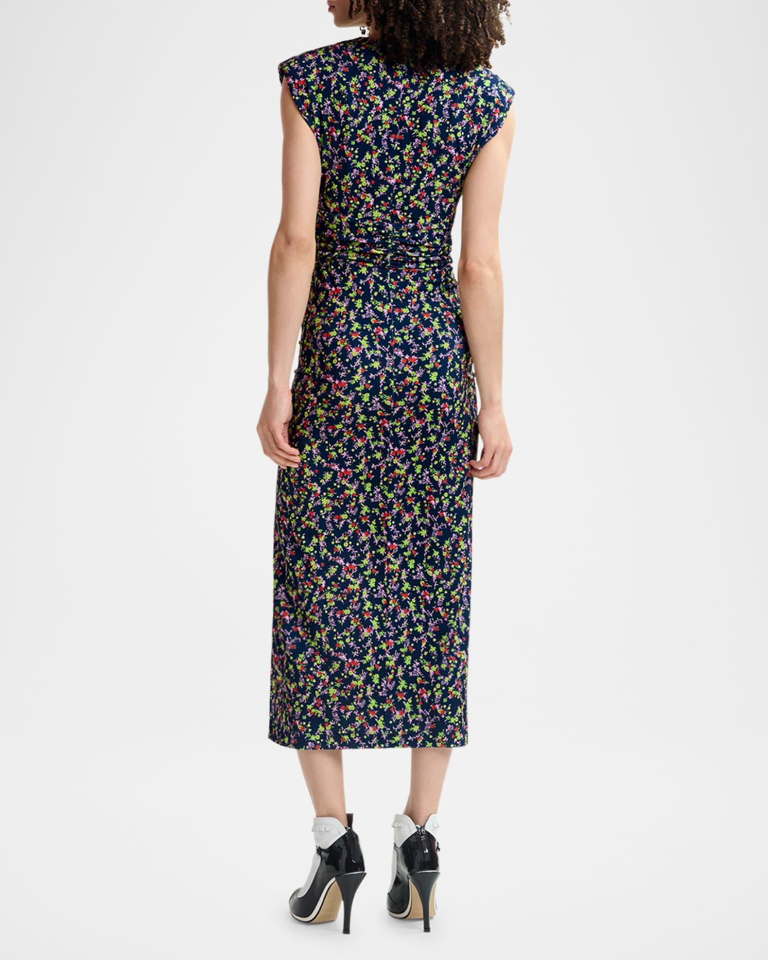 Hewing Floral-Printed Stretch Jersey Midi Dress Product Image