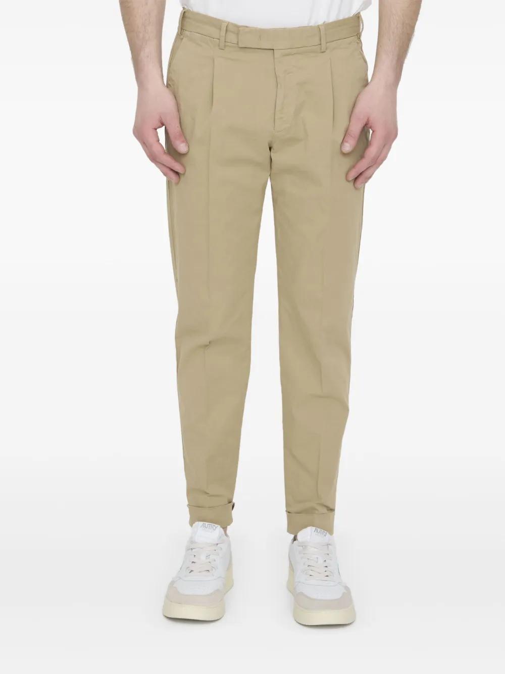 PT TORINO Straight-leg Pants In Beige Product Image