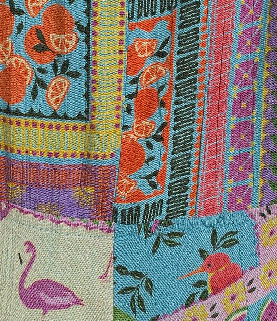 Angie Patchwork Print Romper Product Image