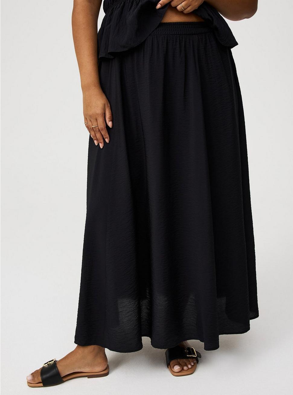 Tea Length Shirred Skirt Product Image