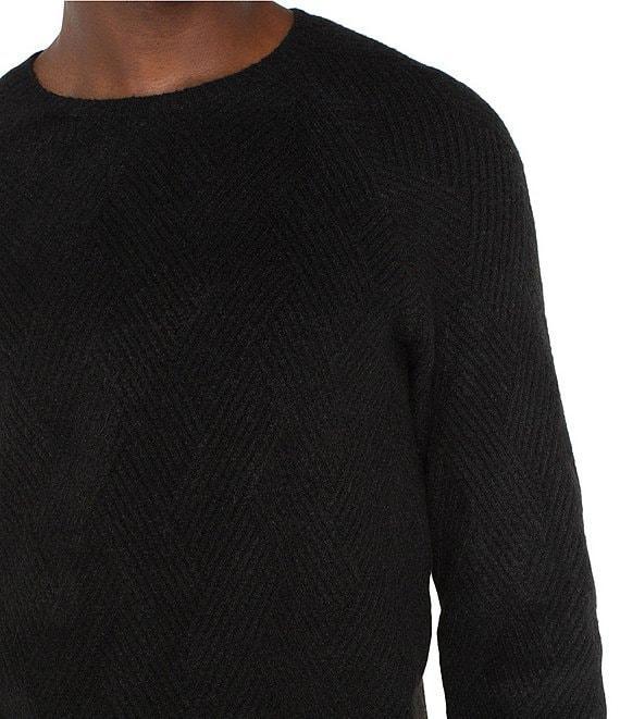 Liverpool Los Angeles Long Sleeve Textured Knit Sweater Product Image