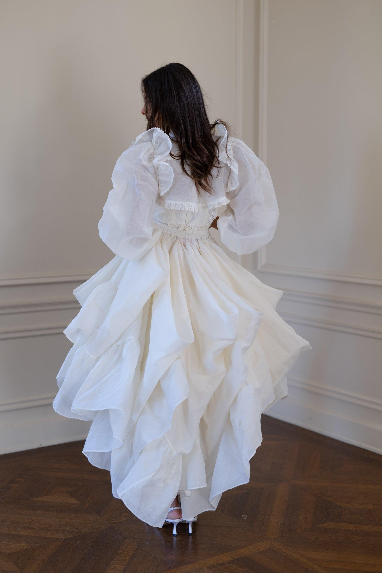 The Ivory Organdy Cake Shop Dress Product Image