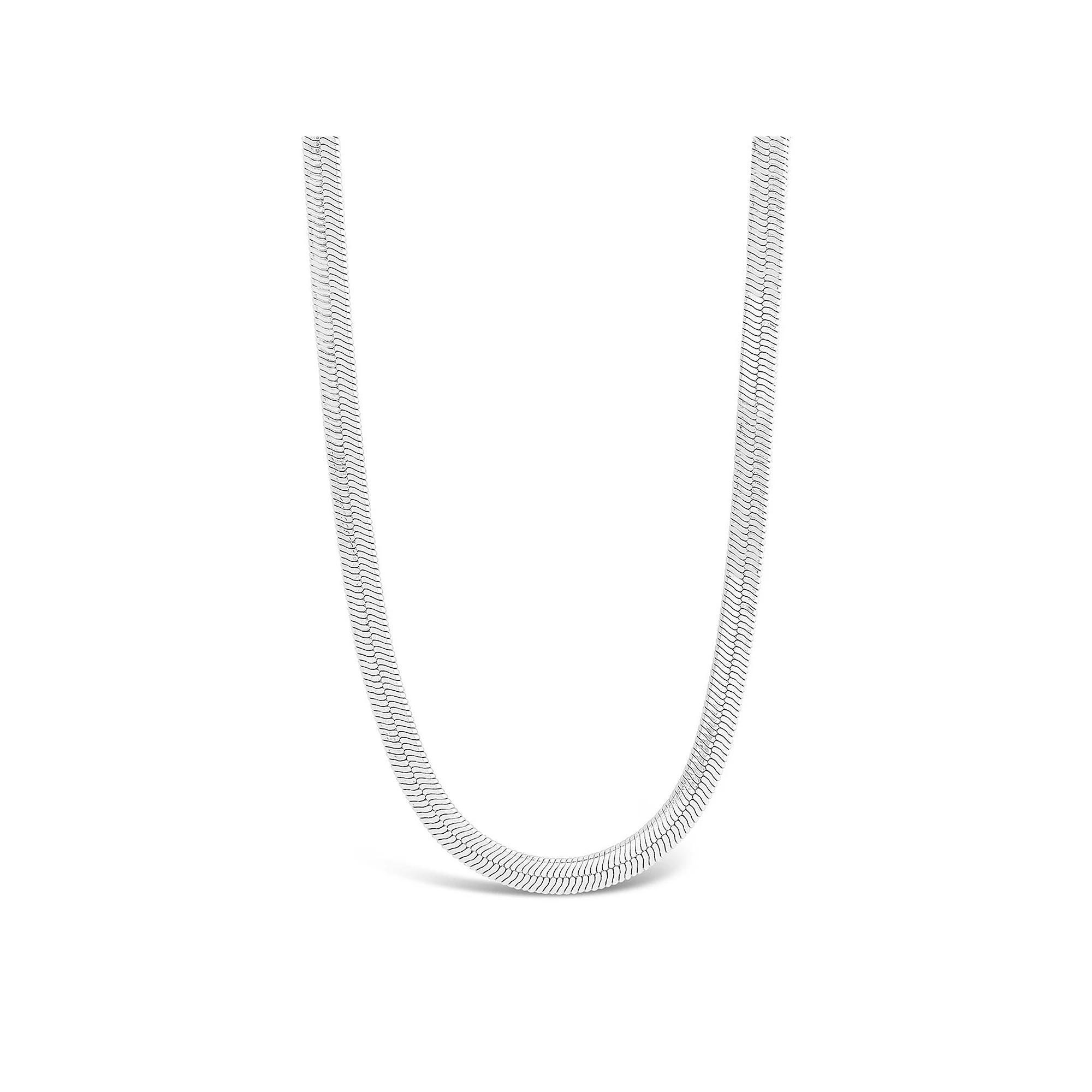 MC Collective Herringbone Chain, Womens Silver Tone Product Image
