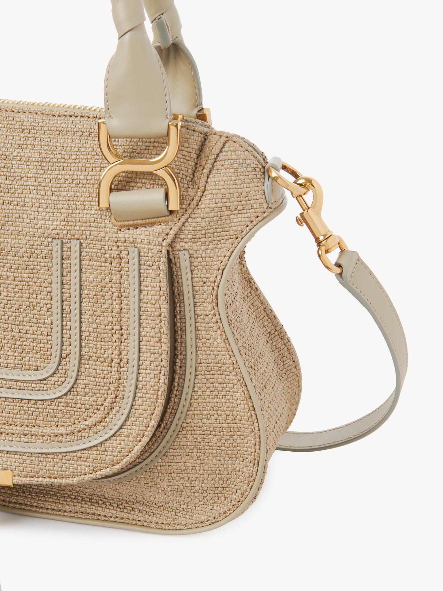 Small Marcie bag in raffia-effect fibers Product Image