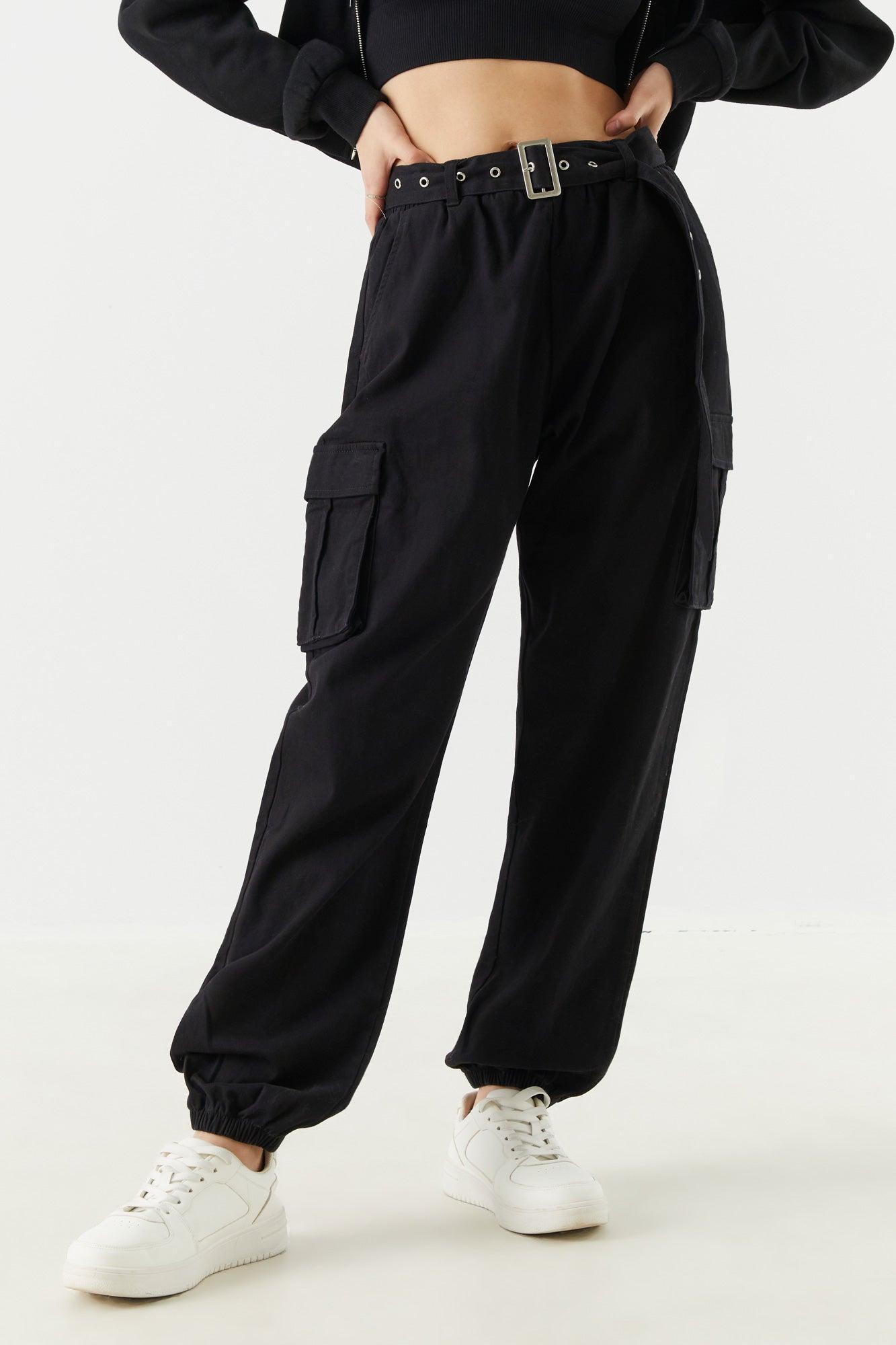 Belted Twill Cargo Pant Female Product Image