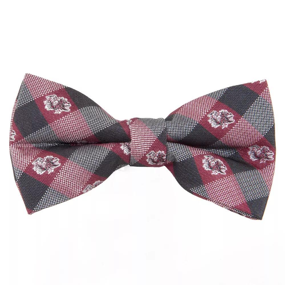 Adult NCAA Check Woven Bow Tie, South Carolina Product Image
