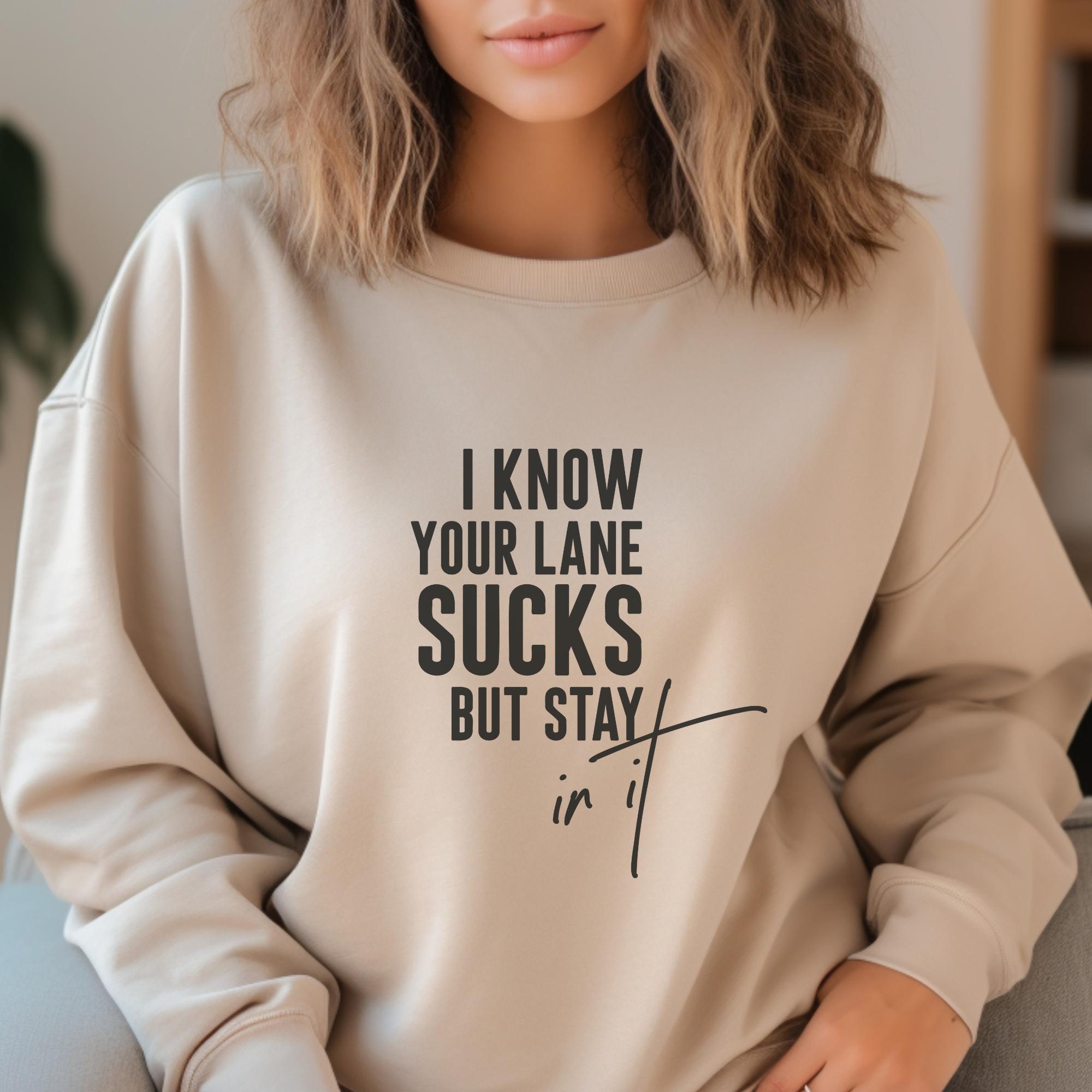 I'm Not Perfect I'm Limited Edition Crewneck Sweatshirt Pink or Beige Product Image