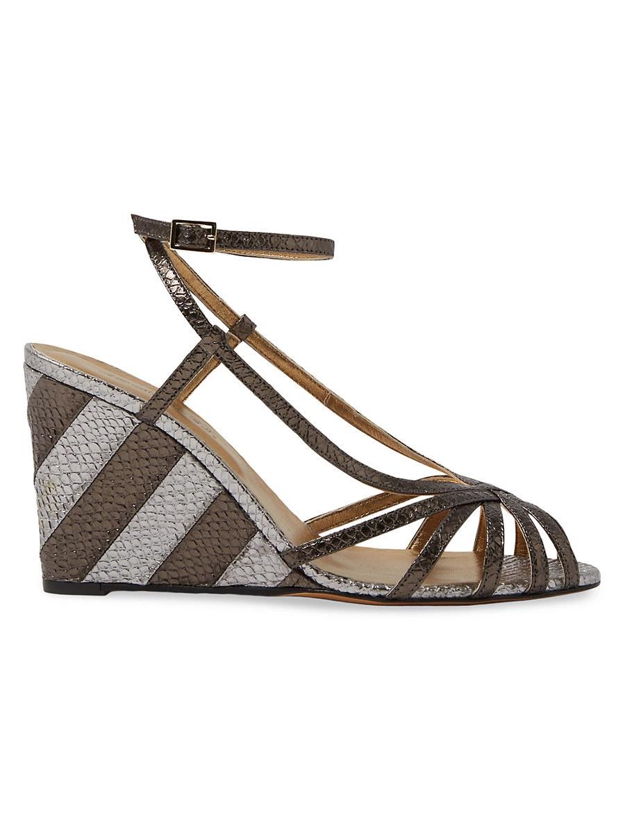 La DoubleJ Womens The Weekend Wedge Solid Anthracite Product Image