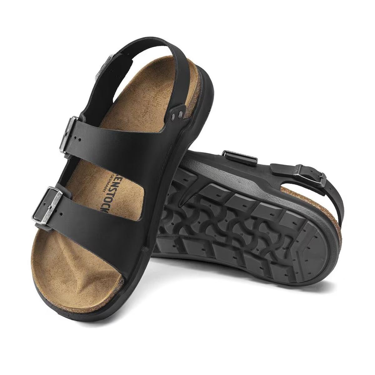 Birkenstock Men's Milano CT Oiled Leather Sandals Product Image
