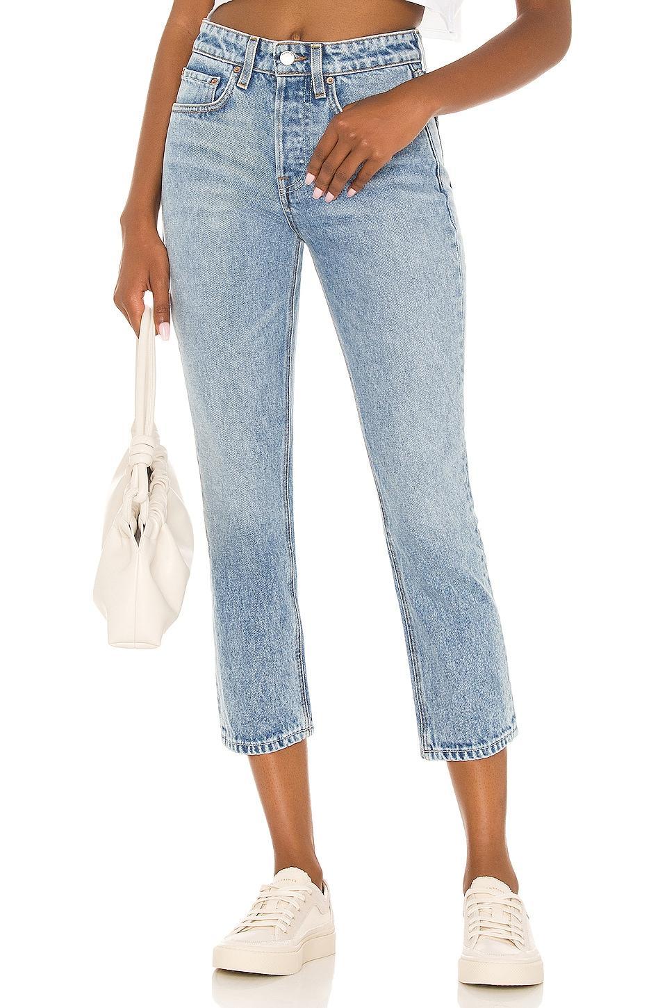 Karolina Petite High Rise Straight Crop GRLFRND Product Image