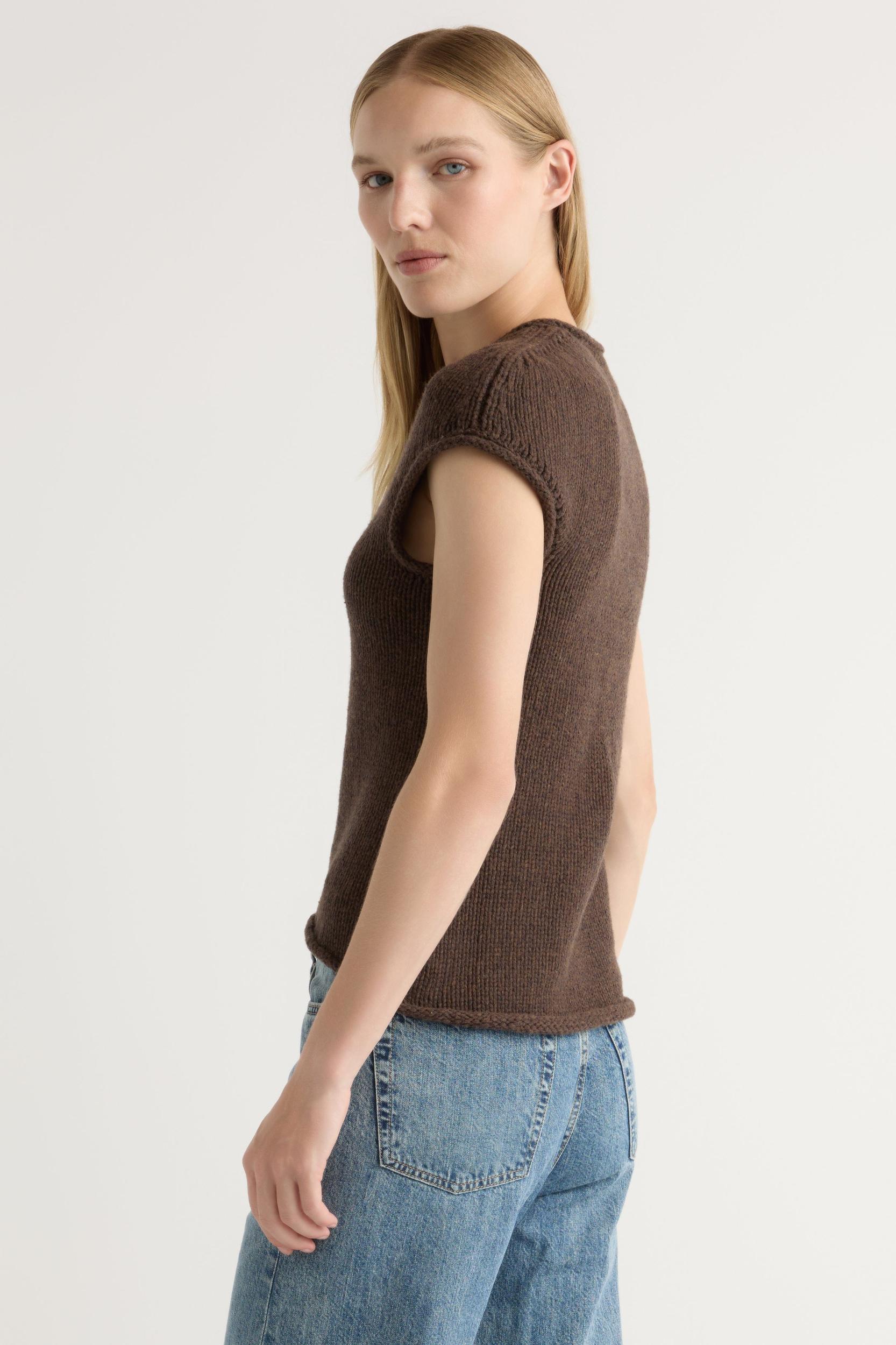 Simoul V-Neck Sweater Top Product Image