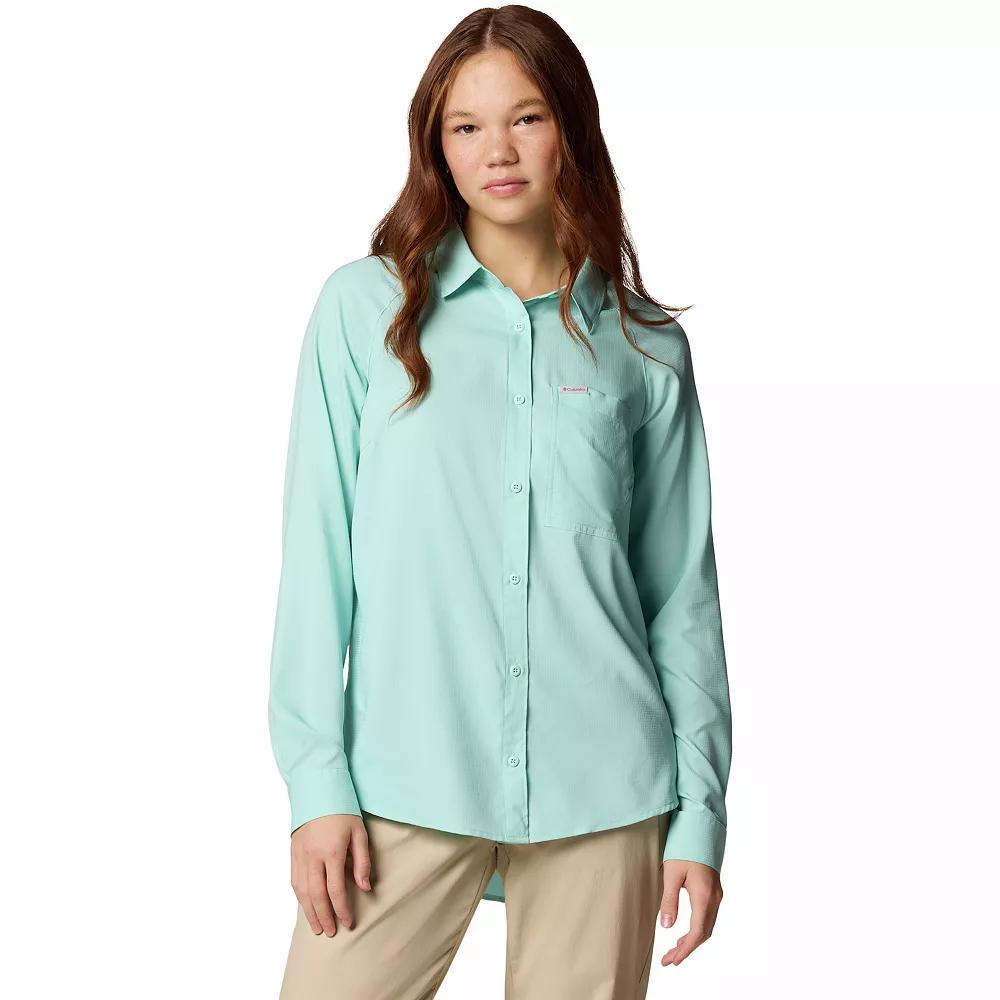 Women's Columbia Anytime Lite™ Long-Sleeve Shirt, Size: XS, Spray Product Image