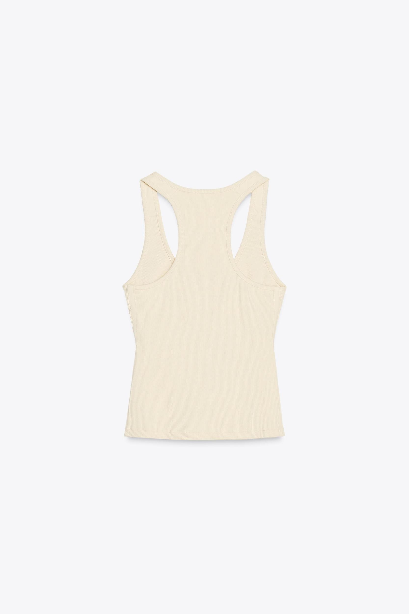 RIBBED ZIPPER T-SHIRT Product Image