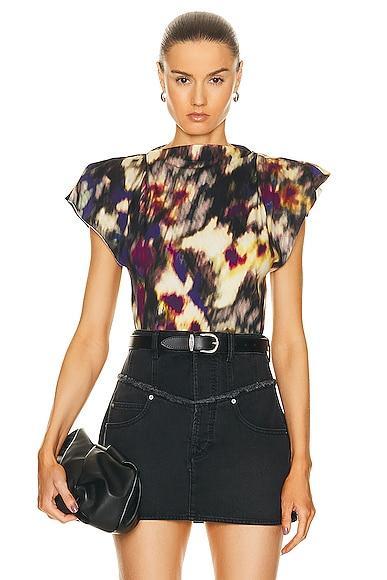 Isabel Marant Etoile Noline Top Cream. (also in ). Product Image