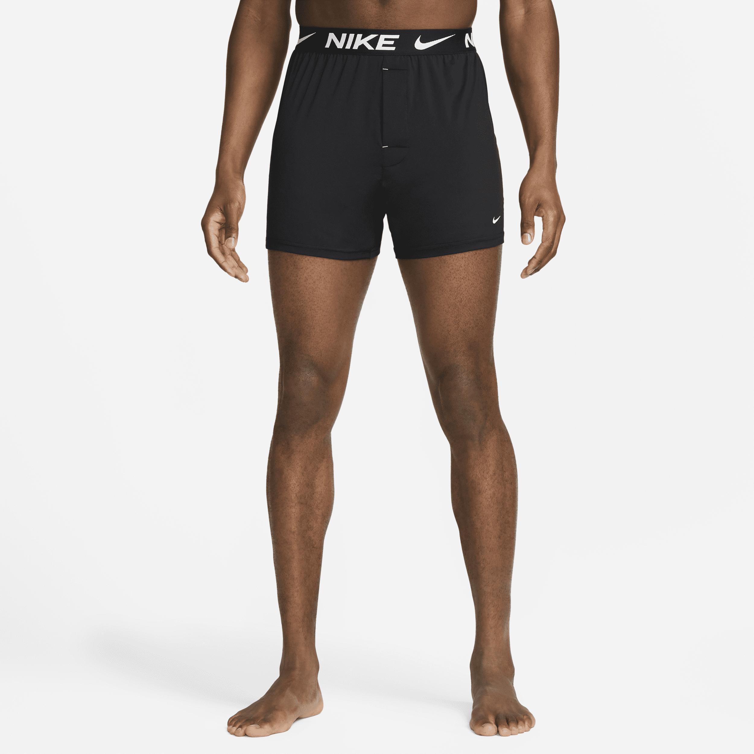 Men's Nike Dri-FIT Essential 3-Pack Boxers, Size: XXL, Black Product Image