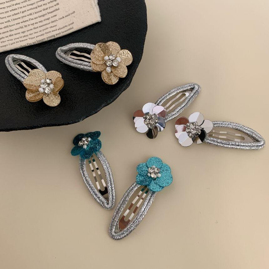 Floral Hair Clip Set Product Image