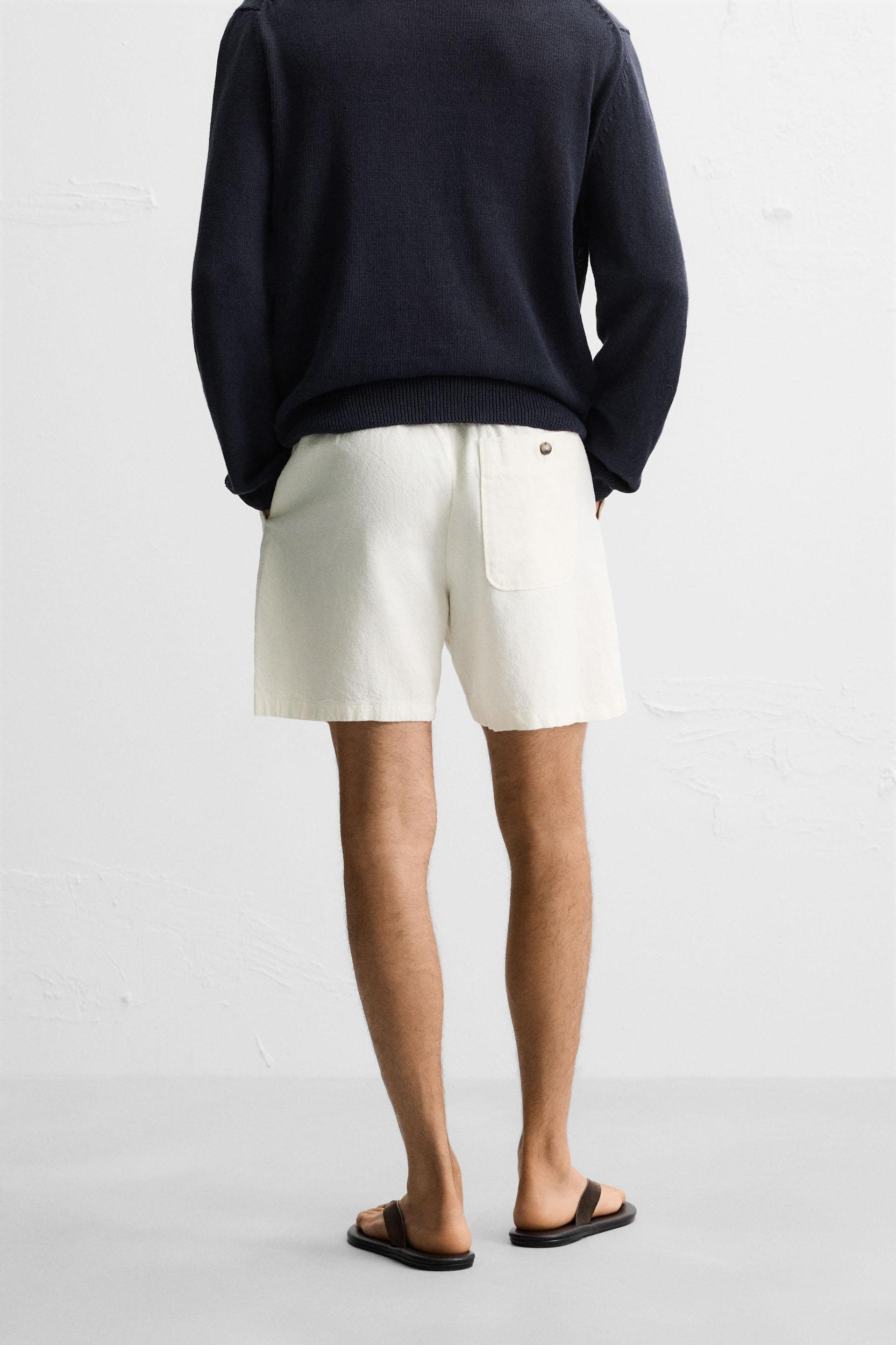 LINEN - COTTON SHORTS Product Image