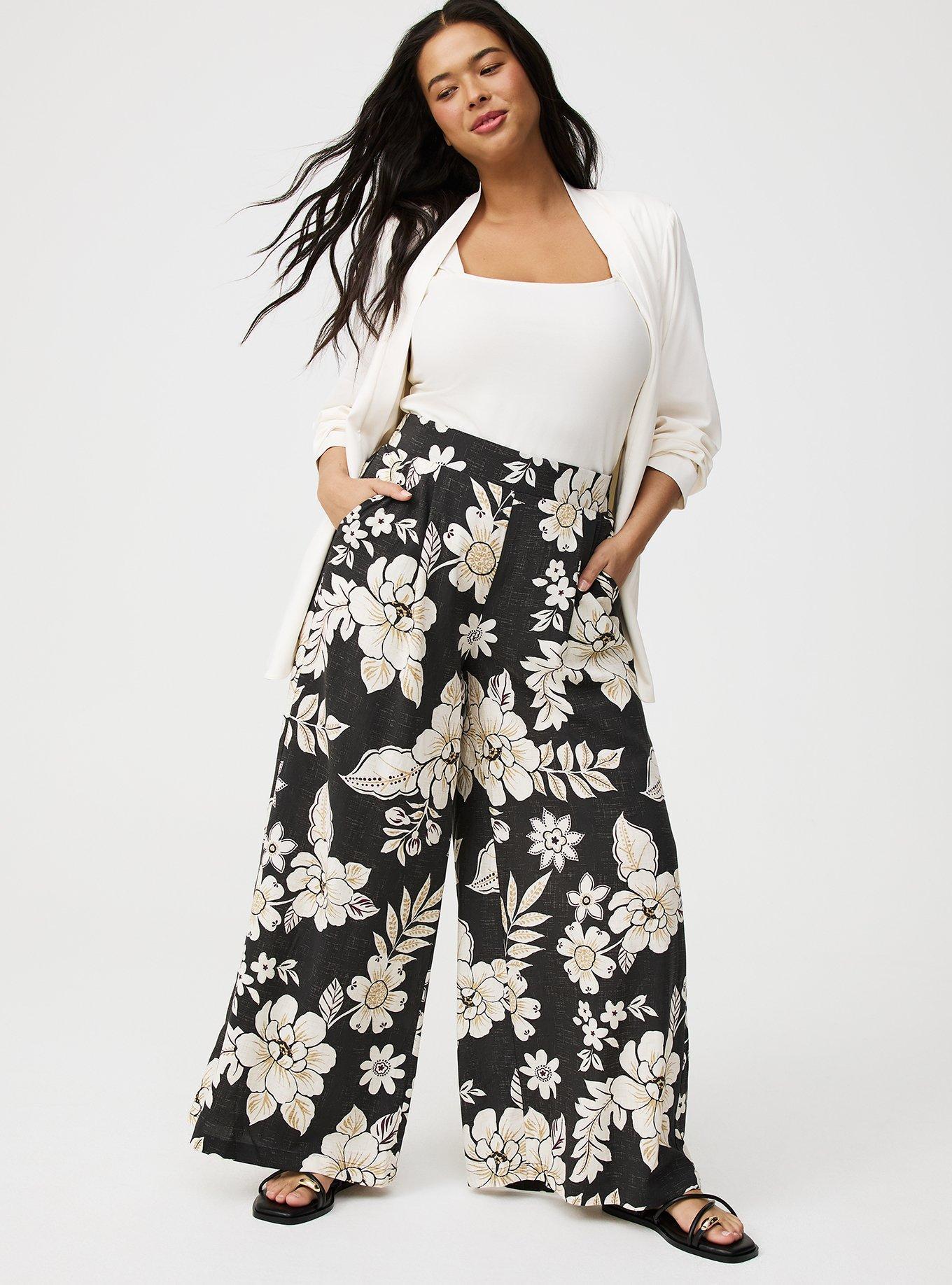 High-Rise Pull-On Wide-Leg Pant Product Image
