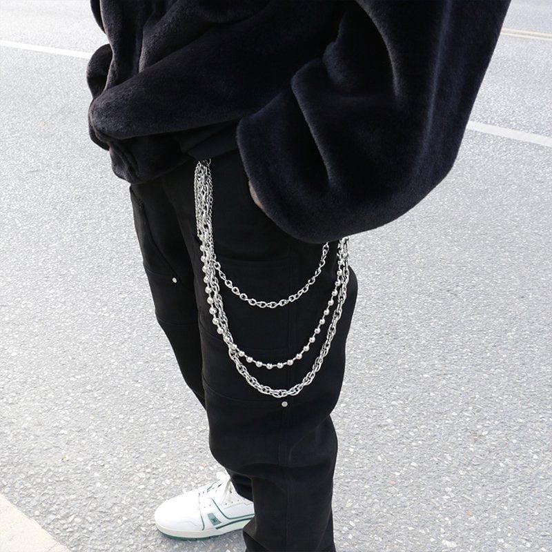 SILVER TRIPLE KEY CHAIN Product Image
