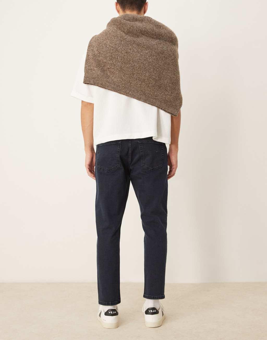 Calvin Klein Jeans dad jeans in dark wash Product Image