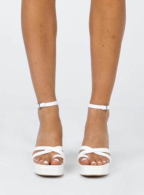 Caprice Heels White Product Image
