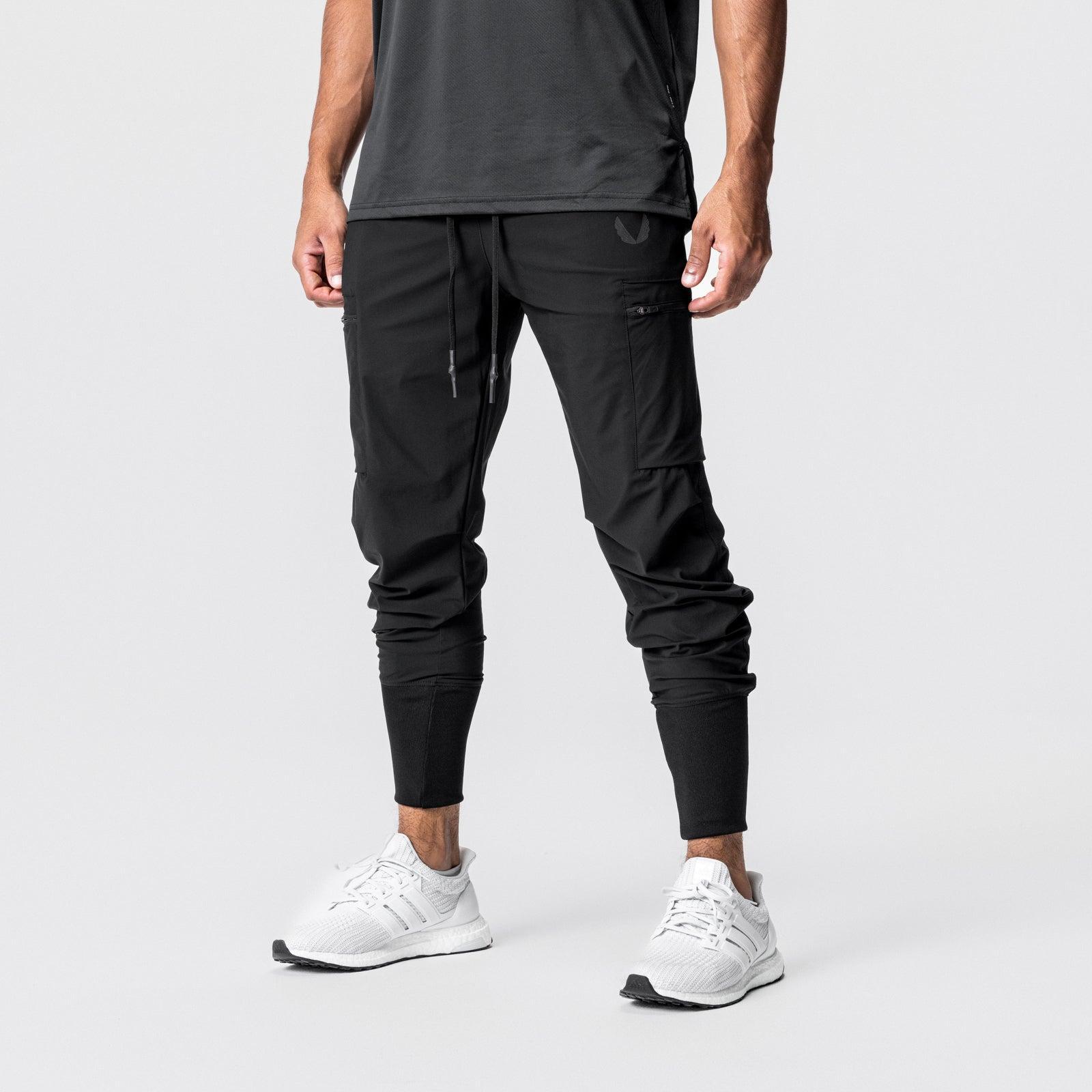 0827. Tetra-Lite® Inlay Pocket High Rib Jogger - Black Male Product Image