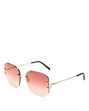 Womens Signature C 60MM Square Sunglasses Product Image