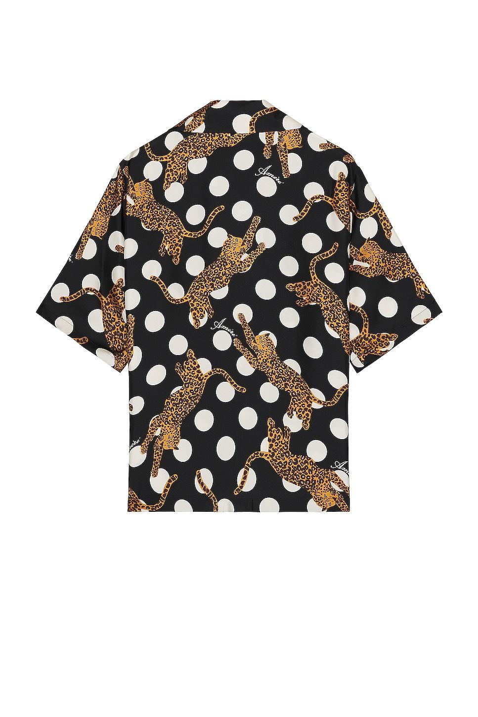 Amiri Leopard Polka Dots Bowling Shirt Product Image