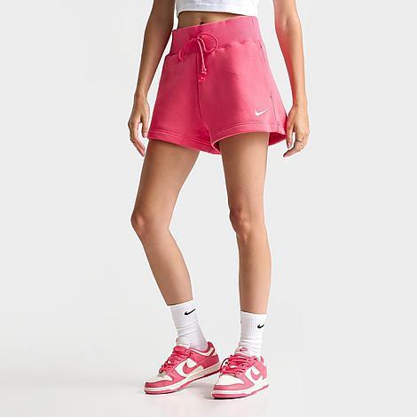 Nike Womens NSW Style Fleece High Rise Short - Aster Pink/Sail Product Image