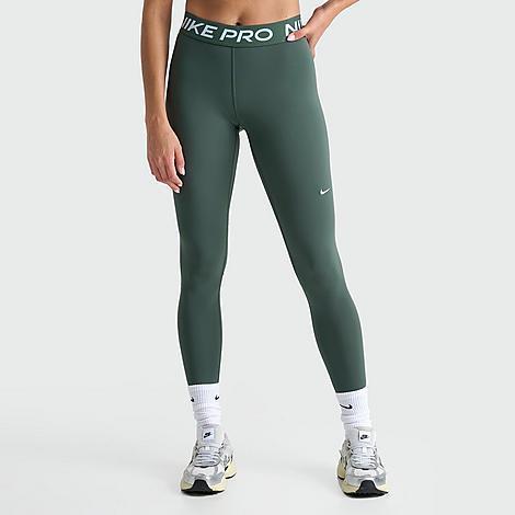 Women's Nike Pro Mid-Rise Mesh-Paneled Leggings Product Image