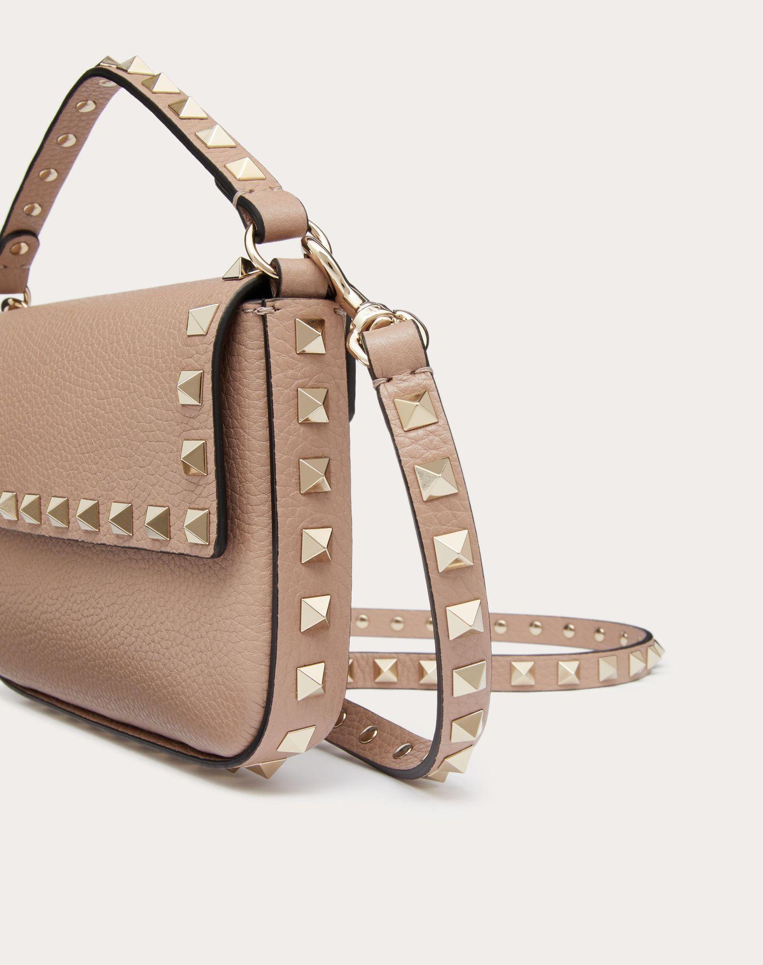 Rockstud Grainy Calfskin Pouch Product Image