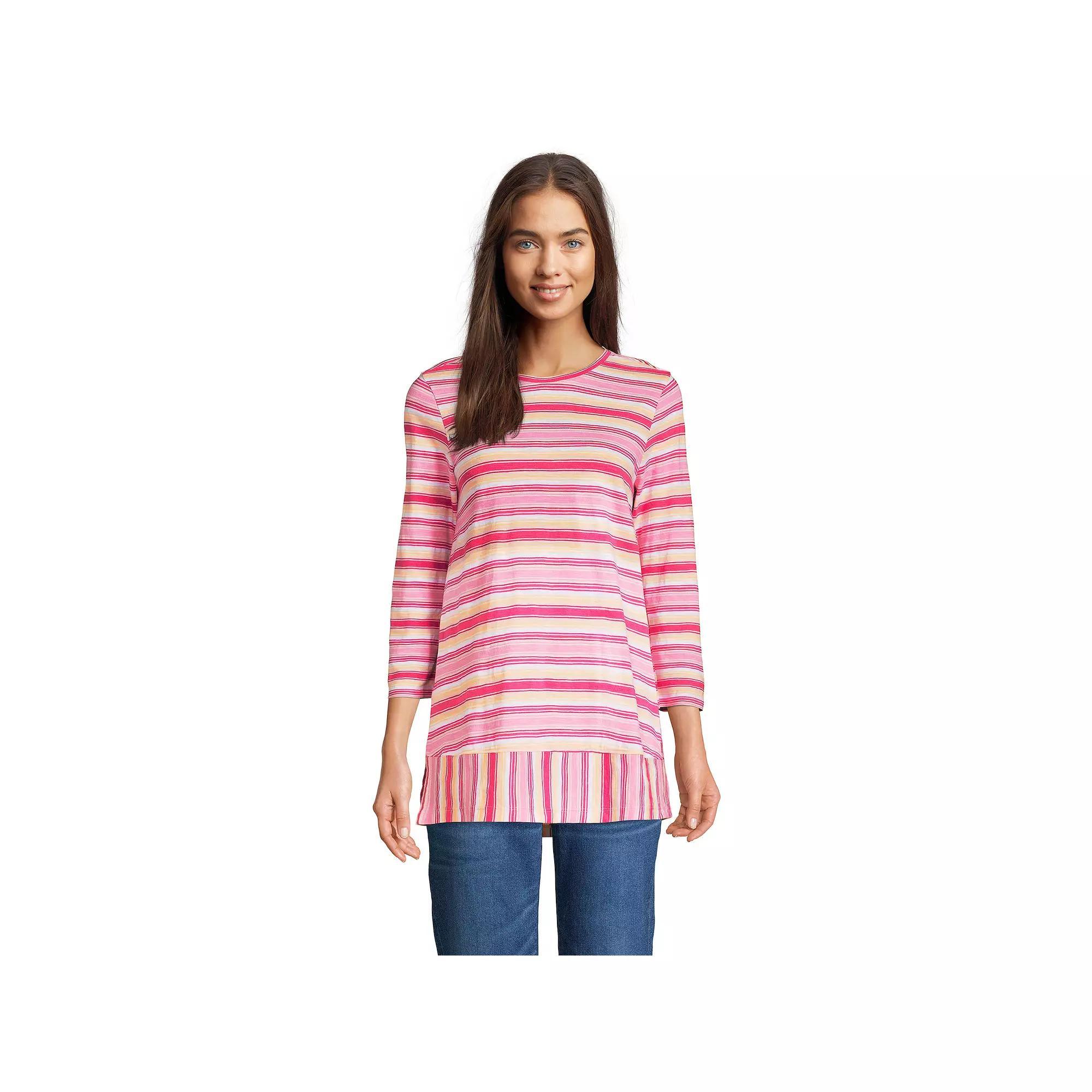 Womens Lands End Slub Jersey Swing Tunic Product Image