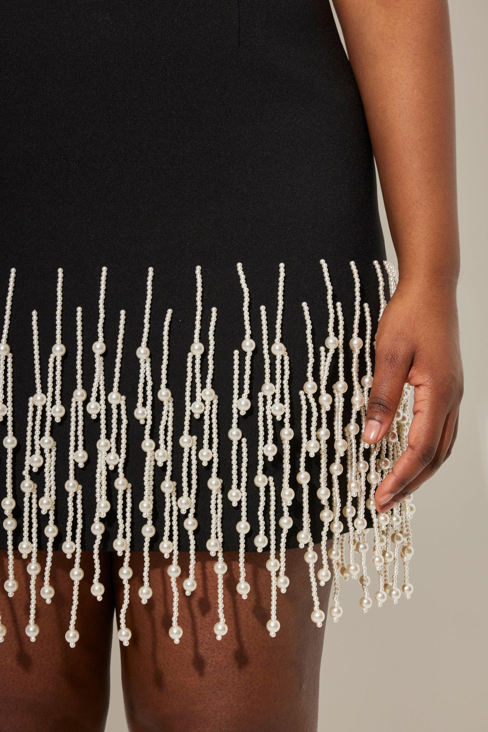 The Ultimate Muse Pearl Drop Sleeveless Dress Product Image