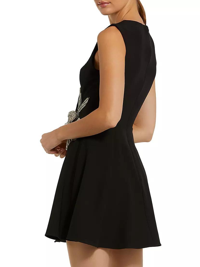 Embellished Crepe Minidress Product Image