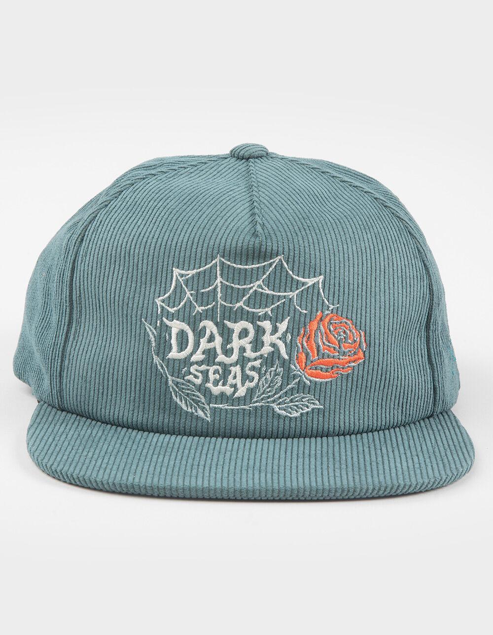 DARK SEAS Damask Corduroy Snapback Hat - GREEN Product Image