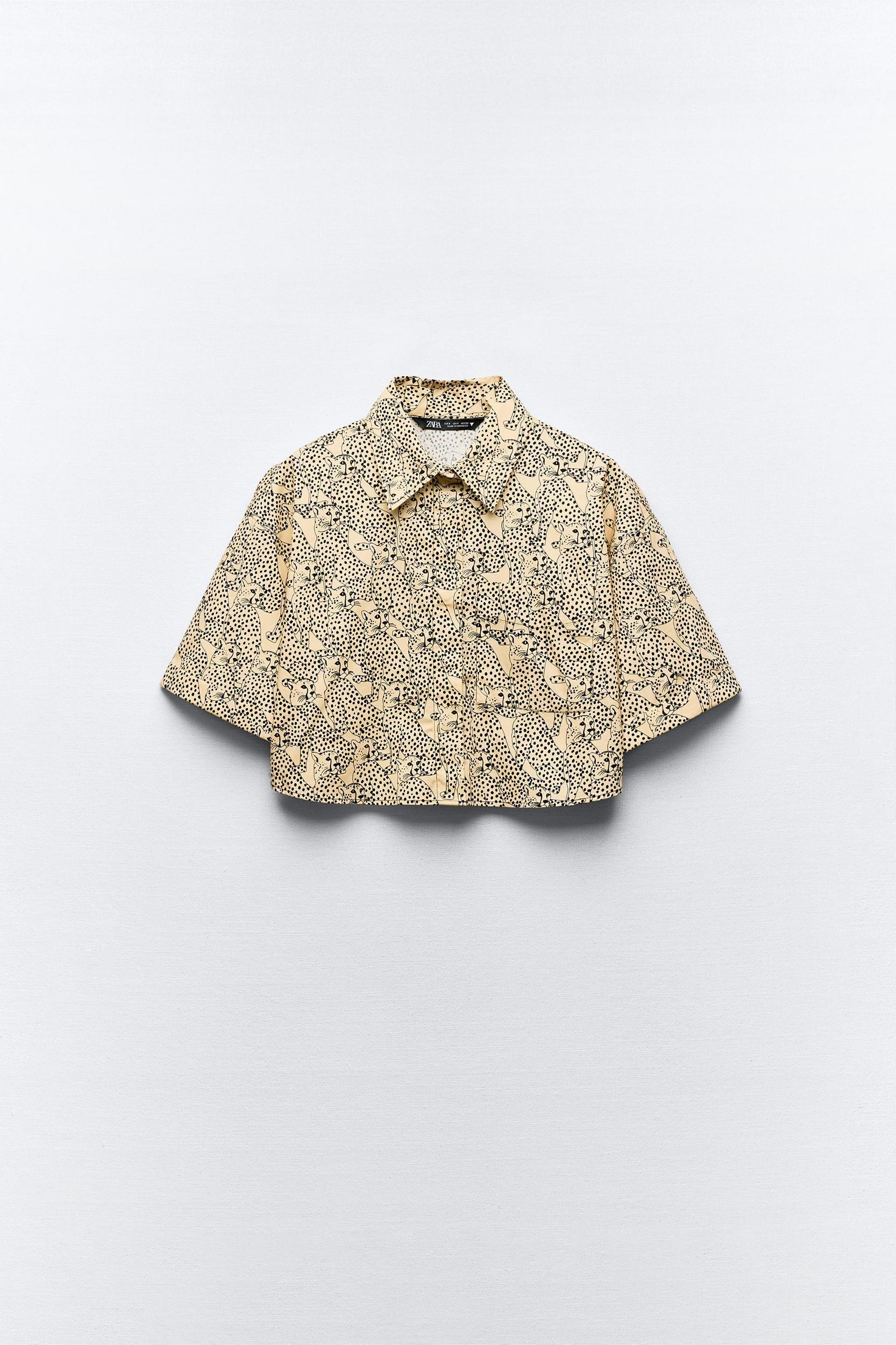 ANIMAL PRINT CROP TOP Product Image